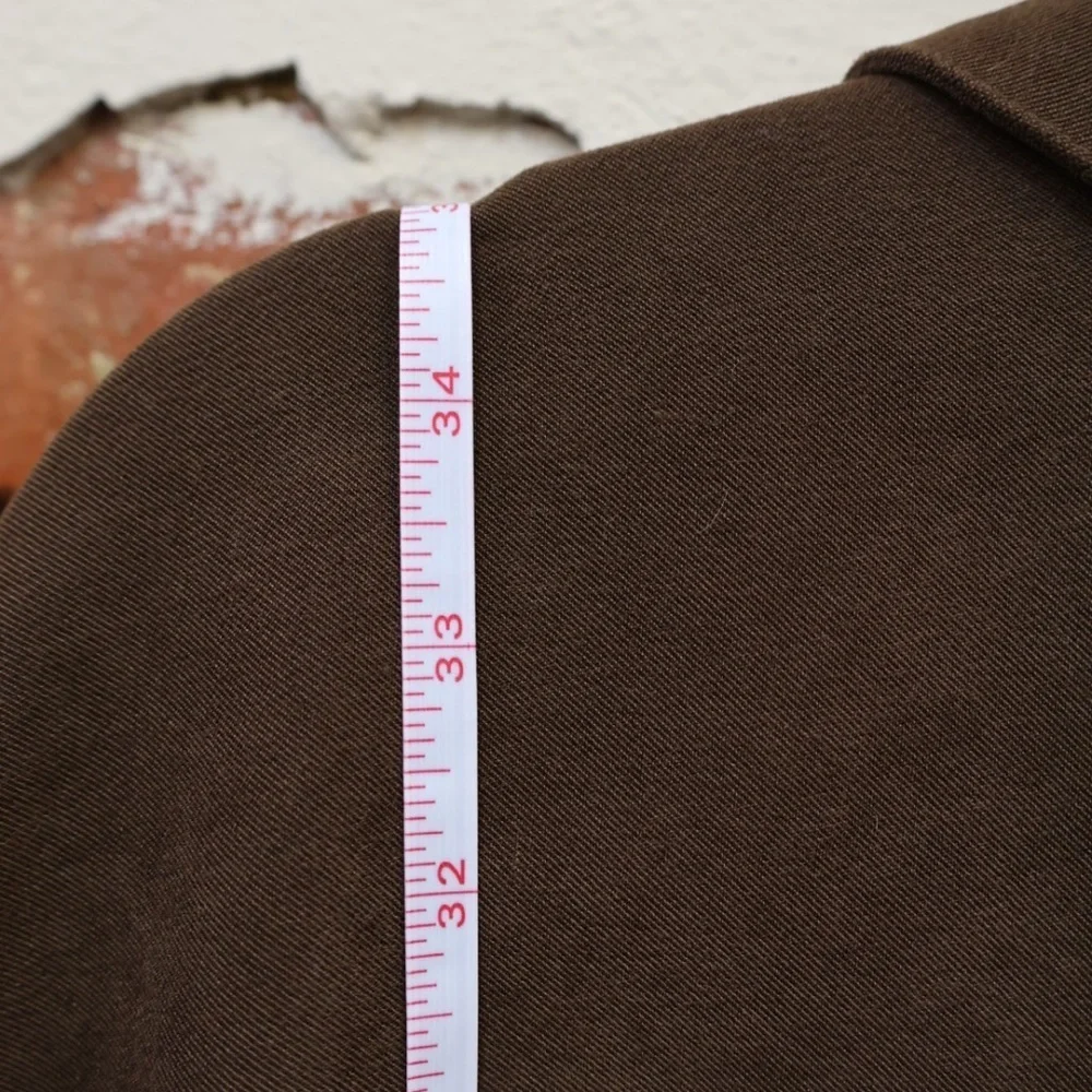 vintage button down shacket shirt/dress - Picture 5 of 7